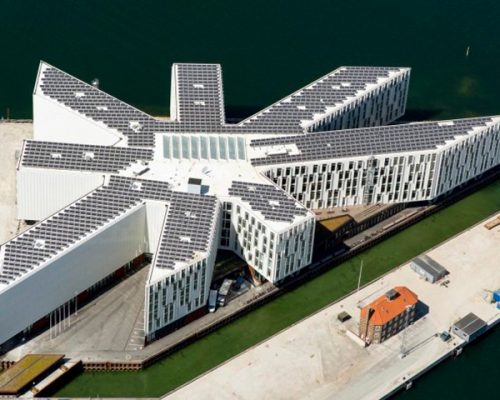 FN bygning med solcelleanlæg fra ProSolar